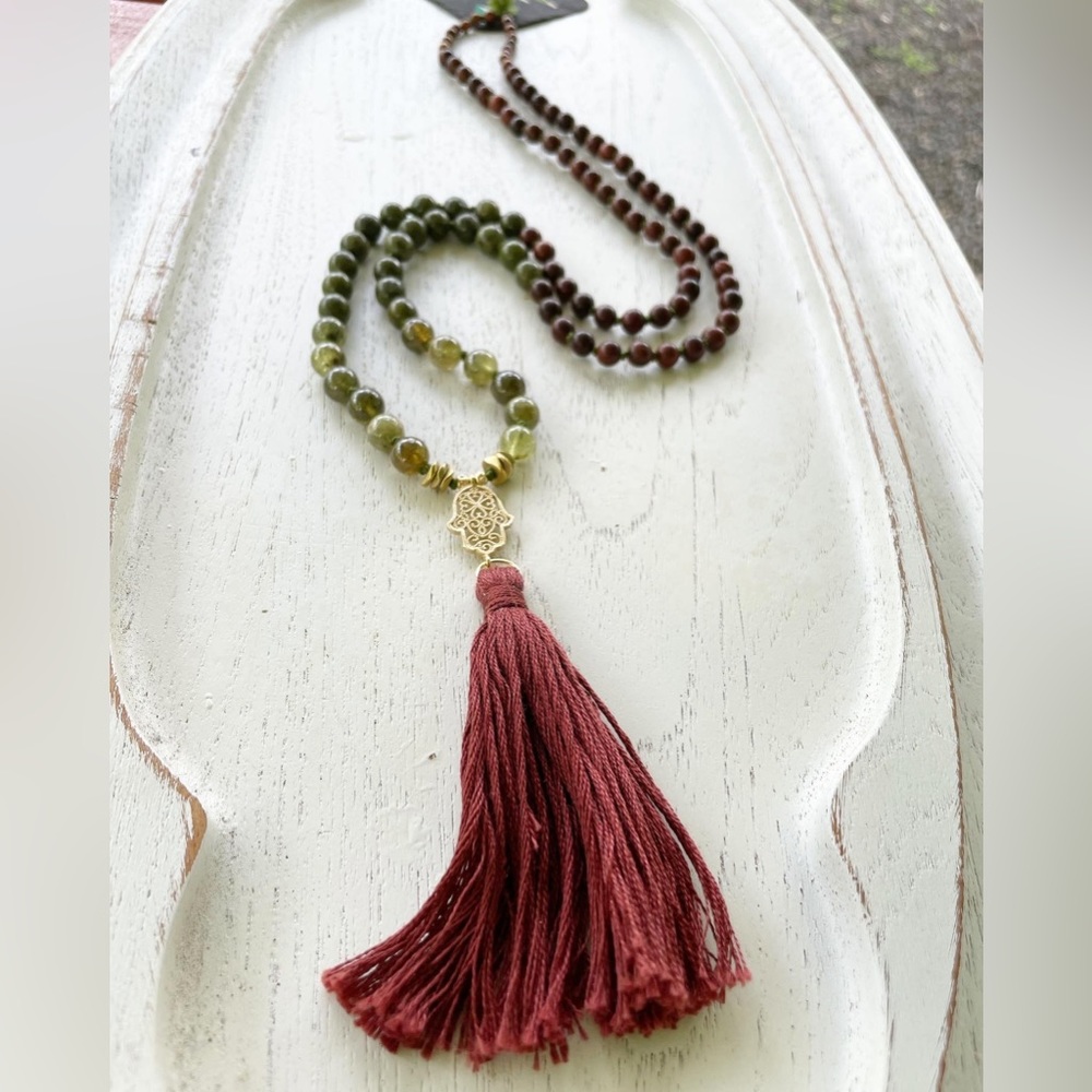 Hamsa Mala necklace